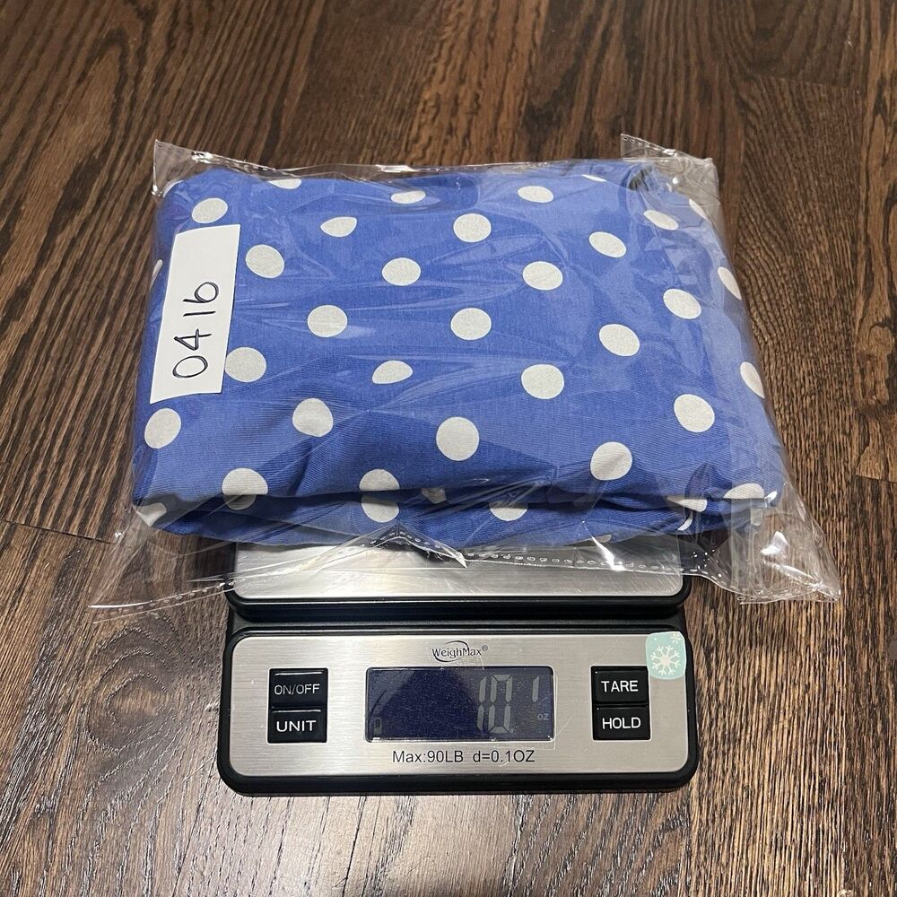 Boden Margot Blue White Polka Dot Dress Cotton UK 14 US 10 Pockets - Picture 11 of 11